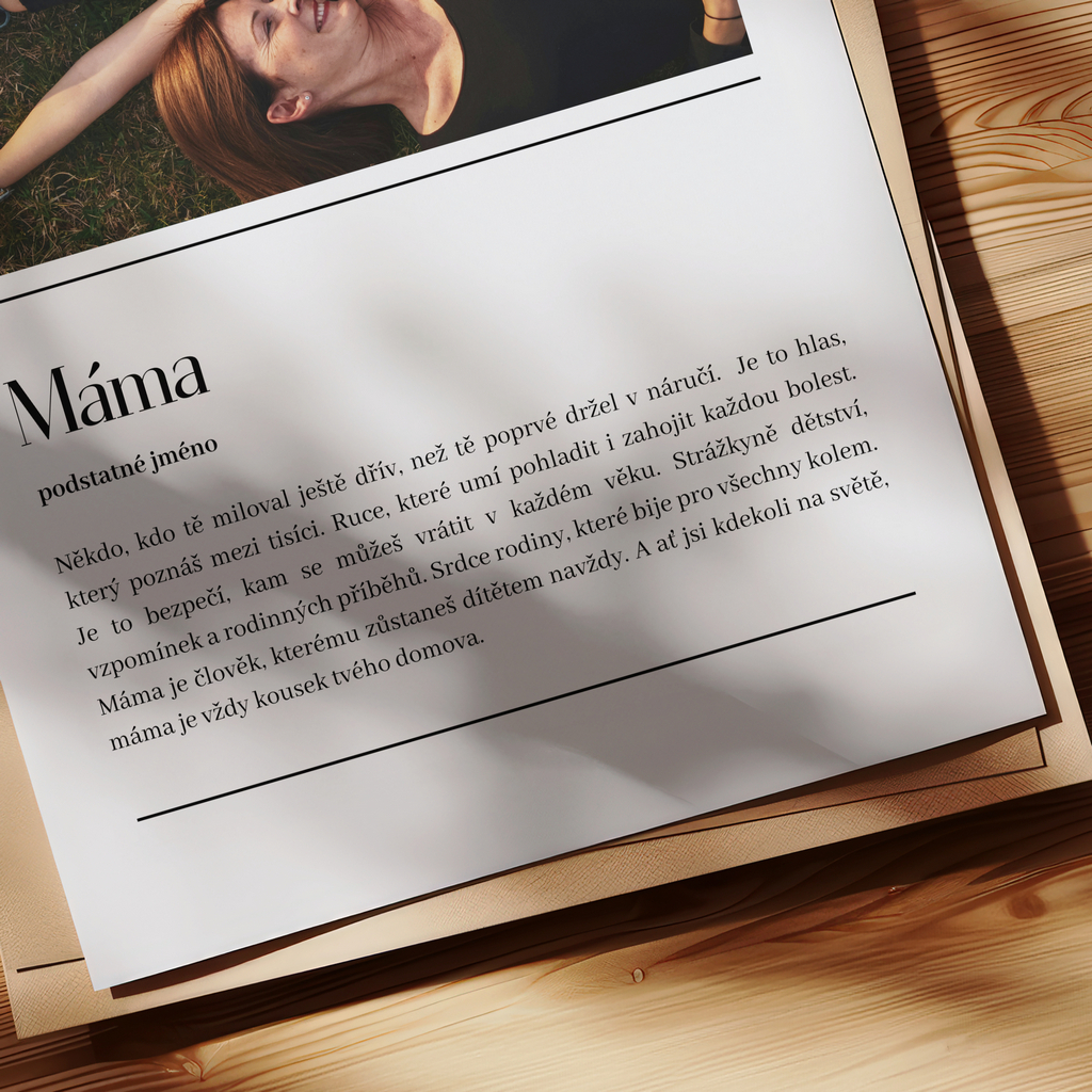 dárek plakát máma2
